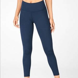 Blue 7/8 Athletic Leggings - The Boost